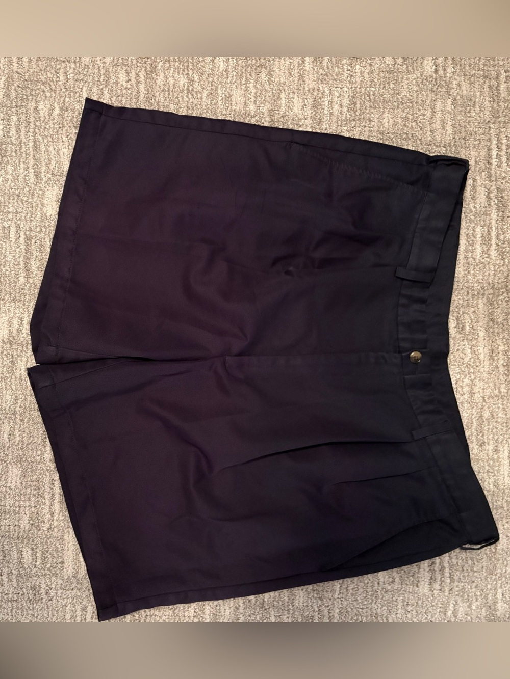 Haggar Men's Black Flat-Front Shorts